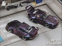 Thumbnail for PRE-ORDER Street Weapon 1:64 Porsche RWB993 Chameleon