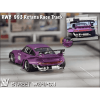 Thumbnail for PRE-ORDER Street Weapon 1:64 Porsche RWB993 Rotana GT Wing