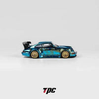 Thumbnail for PRE-ORDER TPC 1:64 RWB Porsche 964 Arowana Livery Chrome Blue