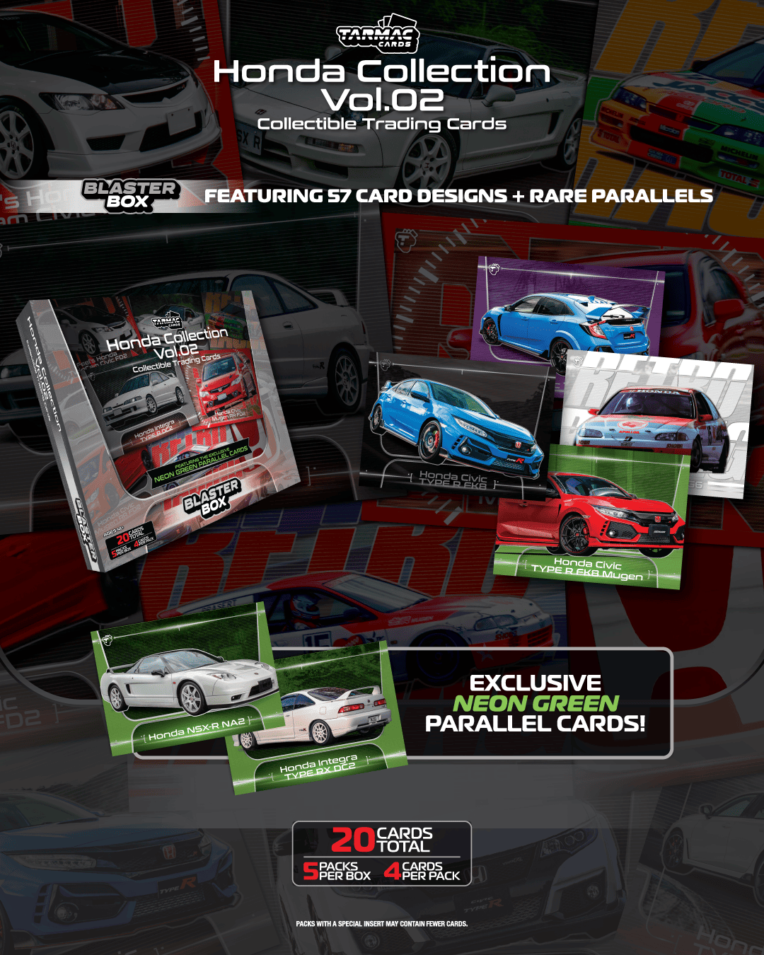 PRE-ORDER Tarmac Cards Honda Collection Vol.02-Blaster Box