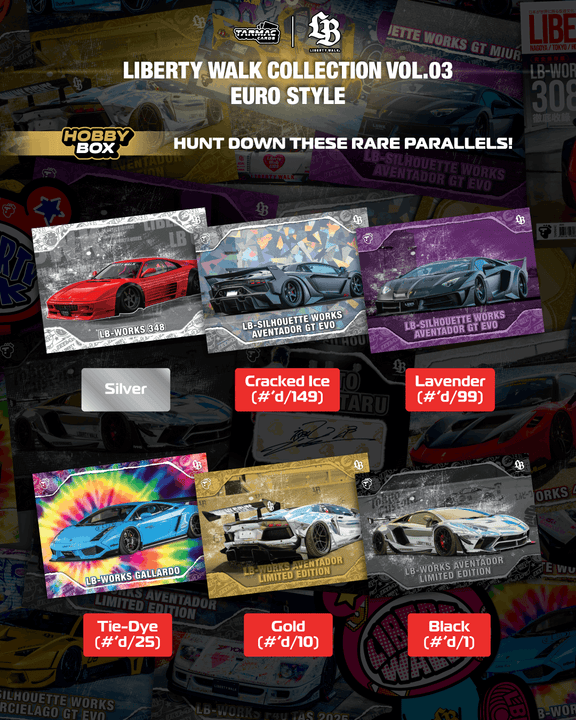 Tarmac Cards Liberty Walk Collection Vol.04 Euro Style Hobby Box
