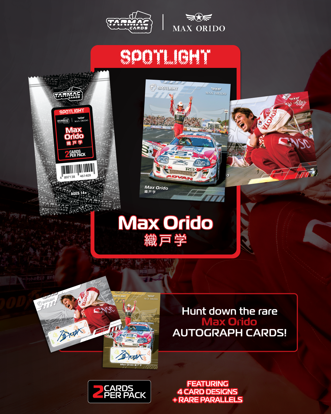 PRE-ORDER Tarmac Cards Spotlight - Max Orido