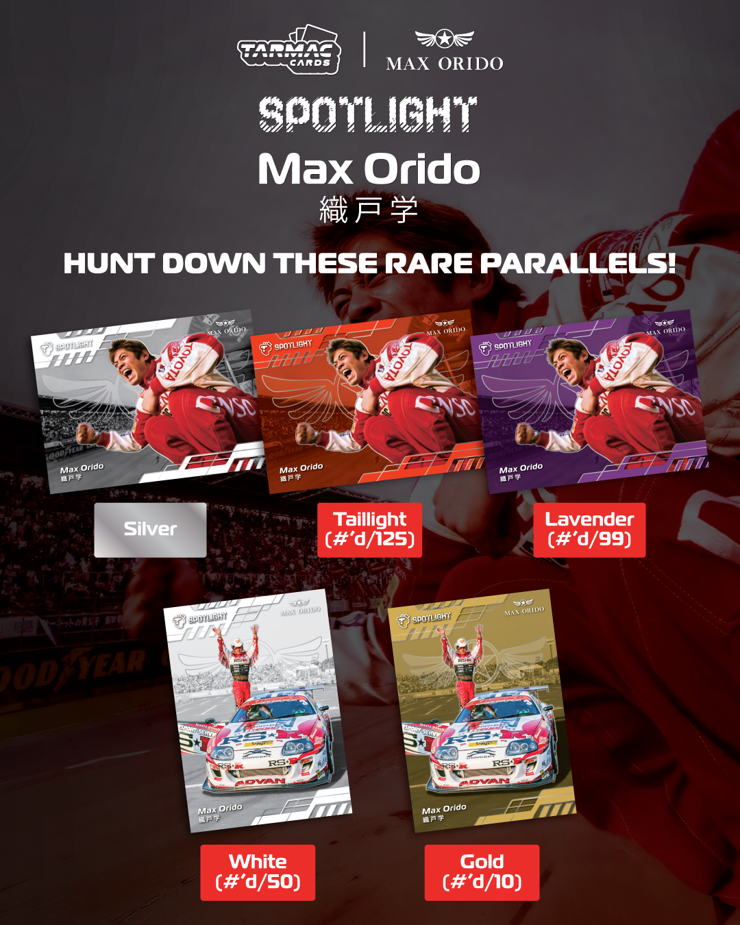 PRE-ORDER Tarmac Cards Spotlight - Max Orido
