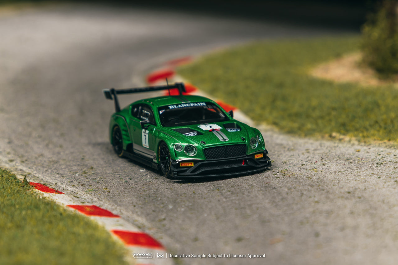 PRE-ORDER Tarmac Works 1:64 Bentley Continental GT3, Blancpain GT Series 2018, Testing Livery