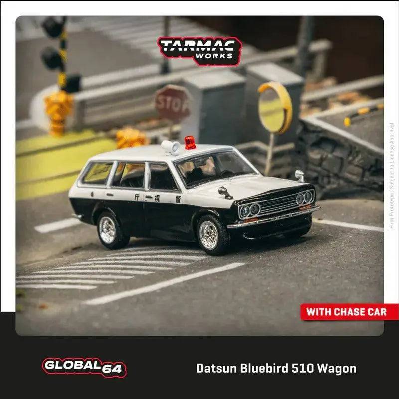 PRE-ORDER Tarmac Works 1:64 Datsun 510 Bluebird Wagon Jap Police