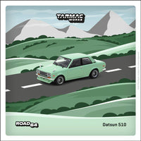 Thumbnail for PRE-ORDER Tarmac Works 1:64 Datsun 510 Light Green