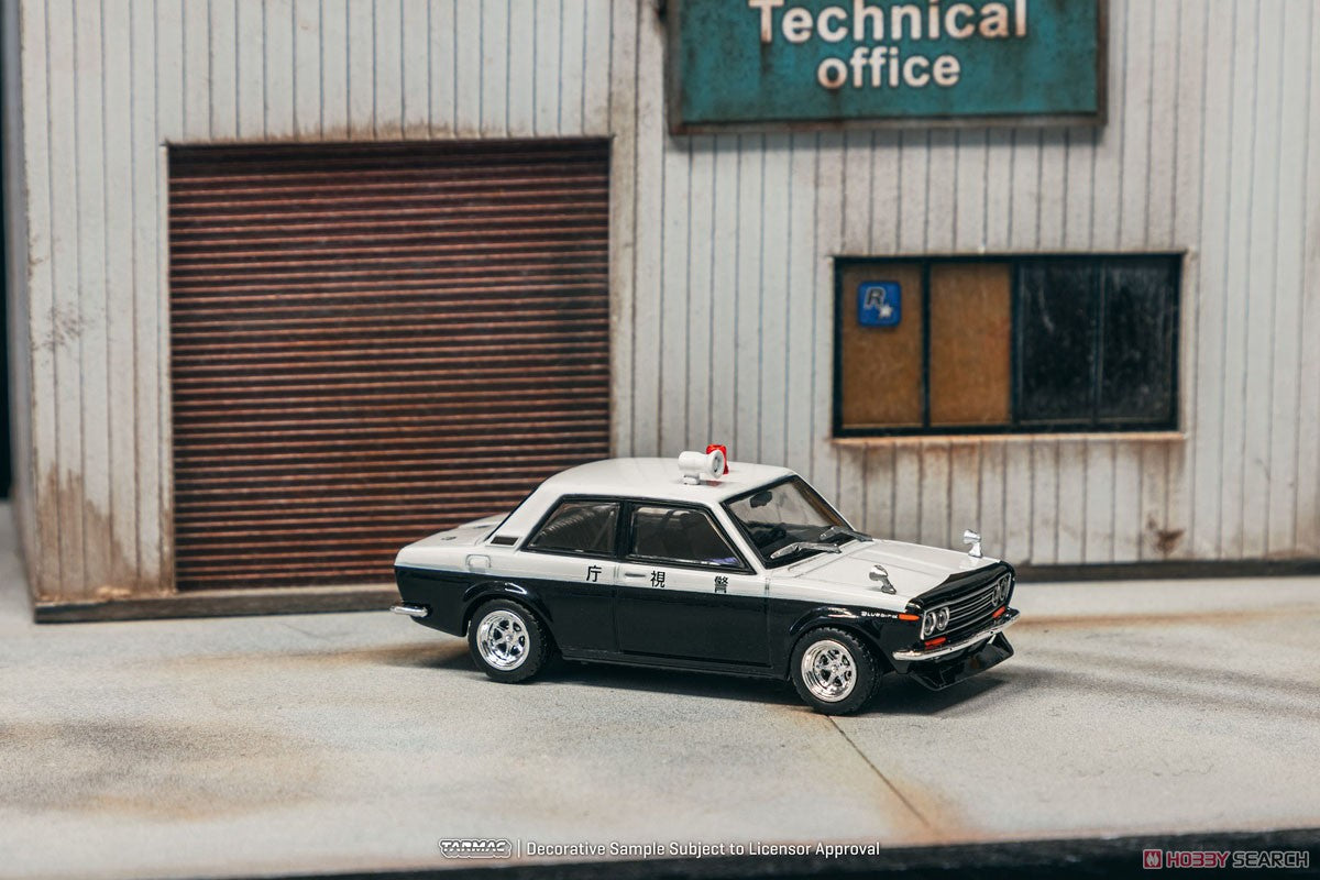 PRE-ORDER Tarmac Works 1:64 Datsun 510 Sedan Jap Police