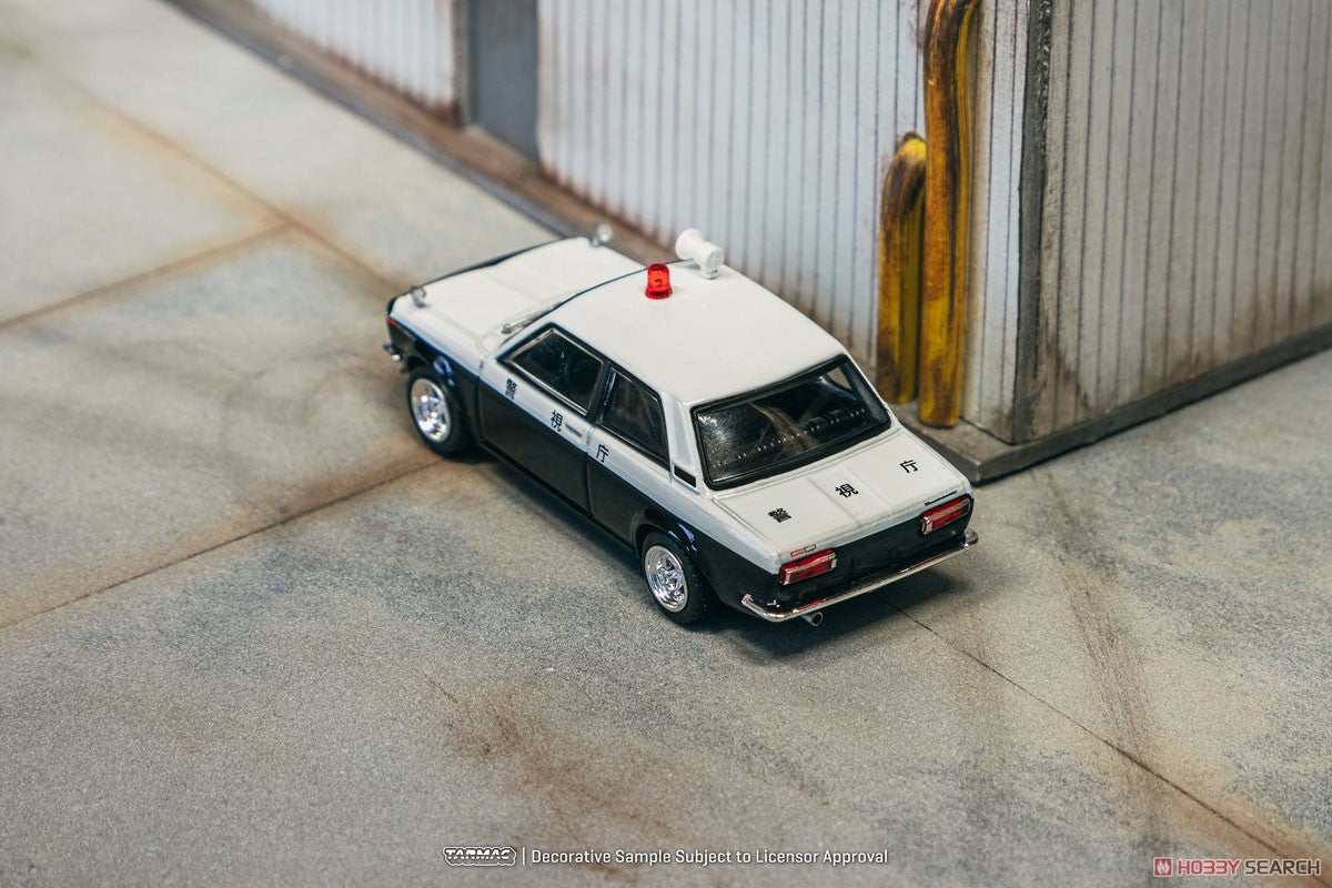 PRE-ORDER Tarmac Works 1:64 Datsun 510 Sedan Jap Police