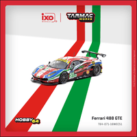 Thumbnail for PRE-ORDER Tarmac Works 1:64 Ferrari 488 GTE, 24h of Le Mans 2016, G. Bruni / J. Calado / A. Pier Guidi