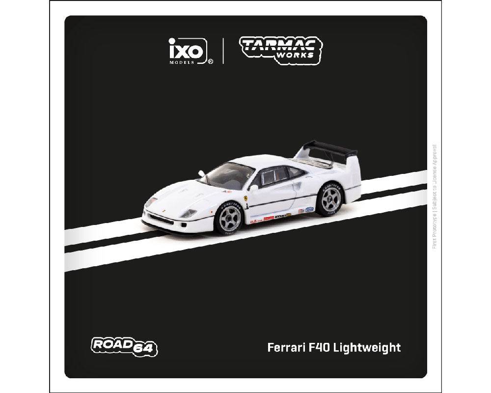 PRE-ORDER Tarmac Works 1:64 Ferrari F40 Lightweight – White