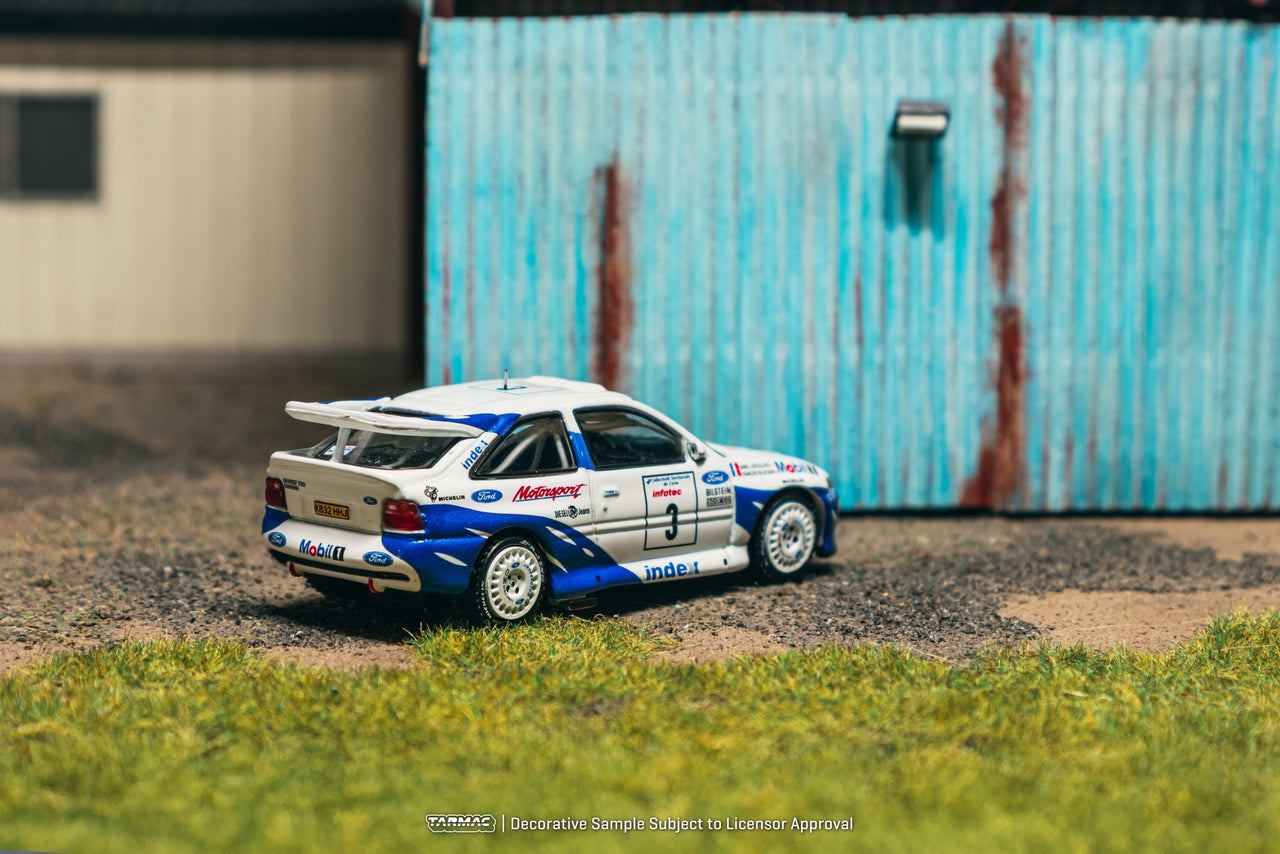 PRE-ORDER Tarmac Works 1:64 Ford Escort RS Cosworth Tour de Corse - Rallye de France 1993 Winner