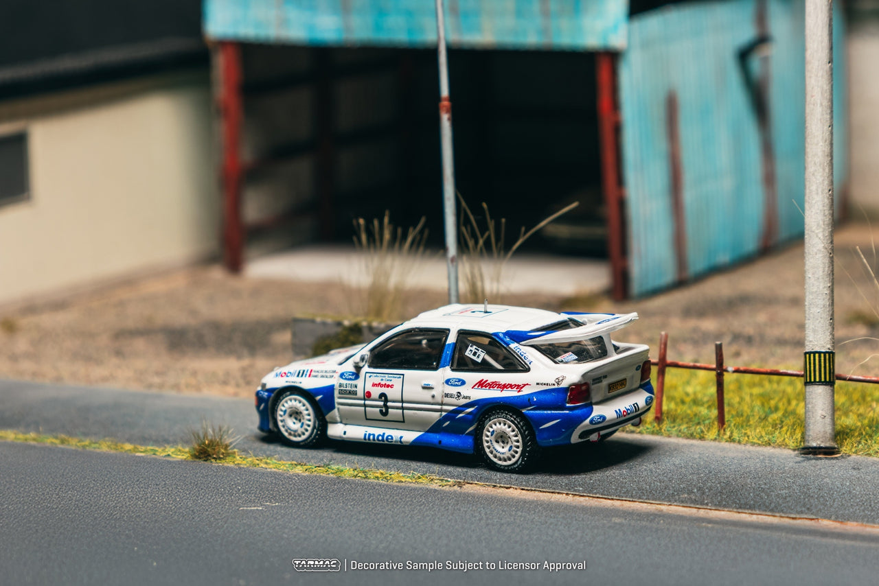 PRE-ORDER Tarmac Works 1:64 Ford Escort RS Cosworth Tour de Corse - Rallye de France 1993 Winner