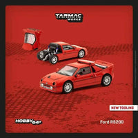 Thumbnail for PRE-ORDER Tarmac Works 1:64 Ford RS200 Red