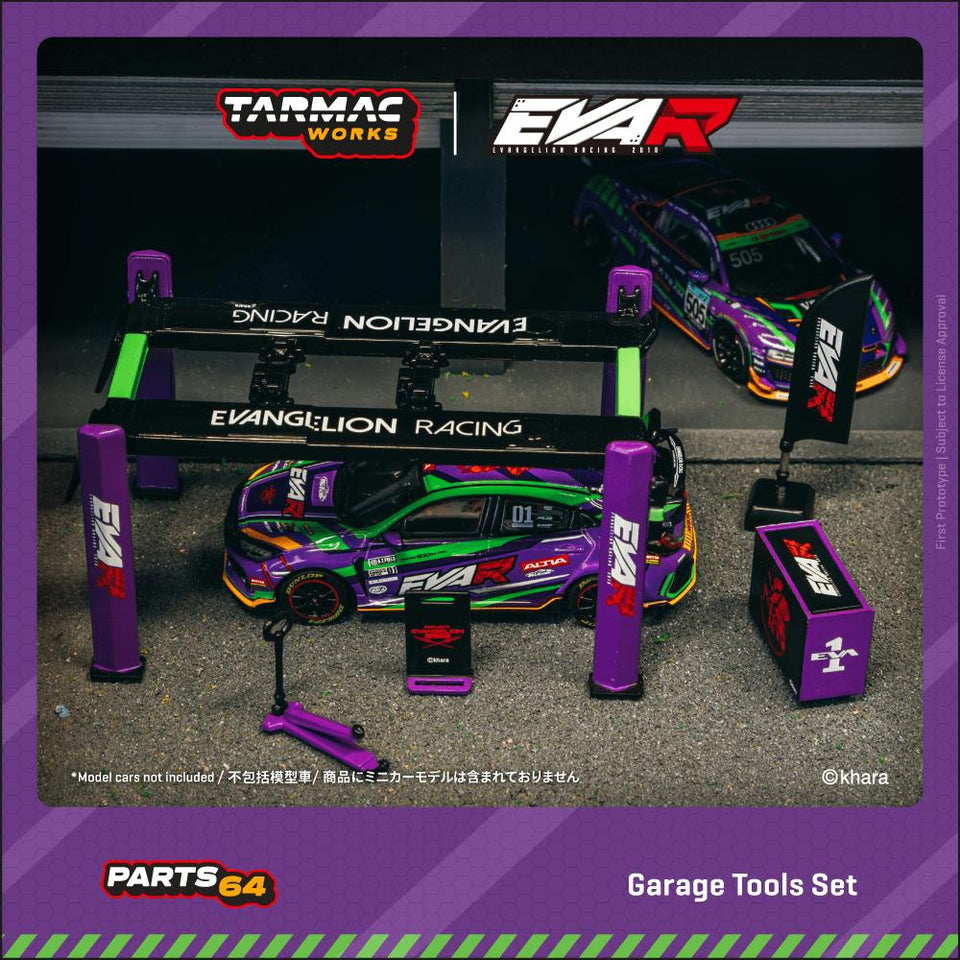 芸能人愛用アイテム特集 Tools Garage 1:64 Works Tarmac PRE-ORDER) Set RACING EVA ミニカー