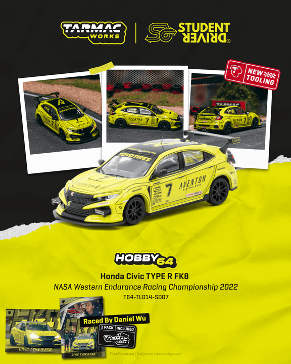 tarmac 1/64 ホンダ シビック タイプR FK8 EK9 Tarmac Works 1:64 Honda Civic TYPE R FK8, – Little Luca's Toys
