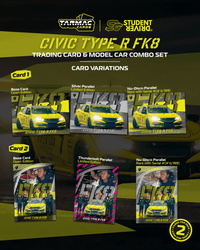 Thumbnail for PRE-ORDER Tarmac Works 1:64 Honda Civic TYPE R FK8, NASA Western Endurance Racing Championship 2022 w/ Trading Cards