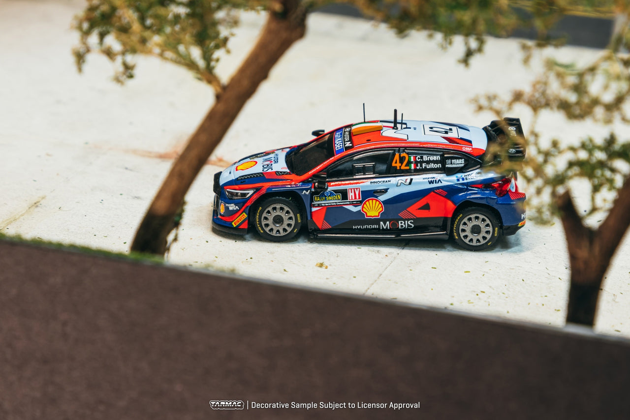PRE-ORDER Tarmac Works 1:64 Hyundai i20 N Rally1 Hybrid, Rally Sweden 2023
