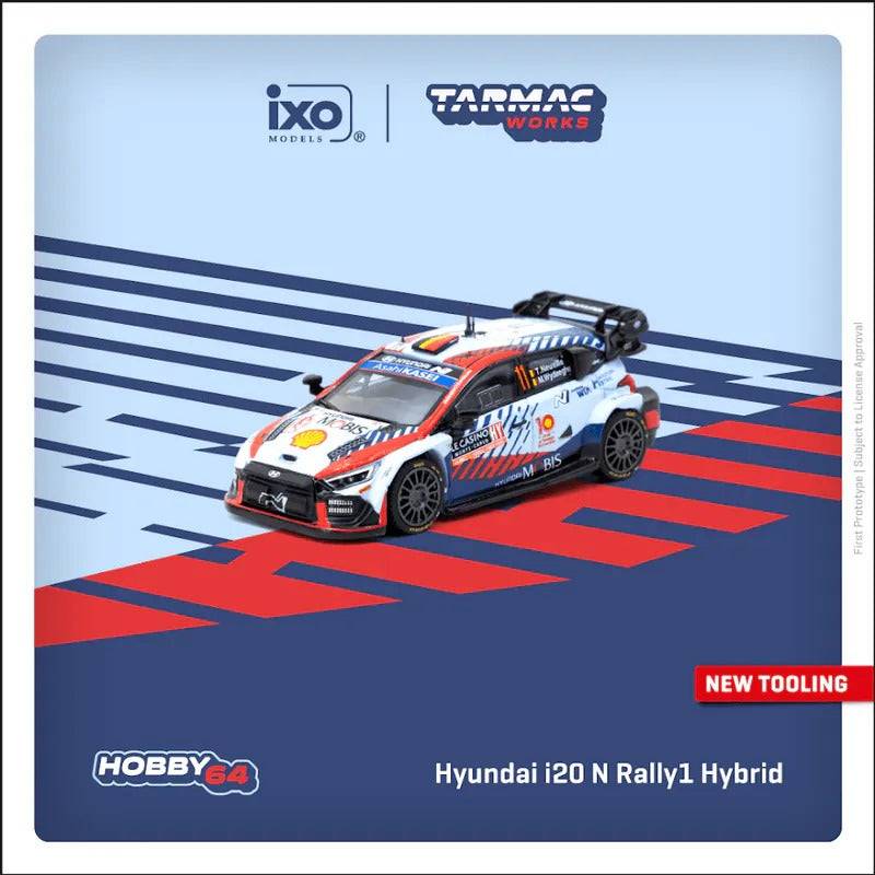 PRE-ORDER Tarmac Works 1:64 Hyundai i20N Rally1 Hybrid Monte Carlo Winner 2024