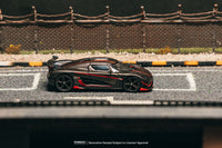 Thumbnail for PRE-ORDER Tarmac Works 1:64 Koenigsegg Agera RS, Black Carbon Fiber / Red Accents