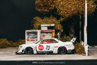 Thumbnail for PRE-ORDER Tarmac Works 1:64 LB-ER34 Super Silhouette SKYLINE, White * NEW TOOLING*