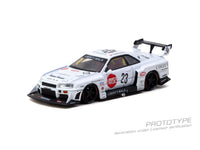 Thumbnail for PRE-ORDER Tarmac Works 1:64 LB-ER34 Super Silhouette SKYLINE, White * NEW TOOLING*