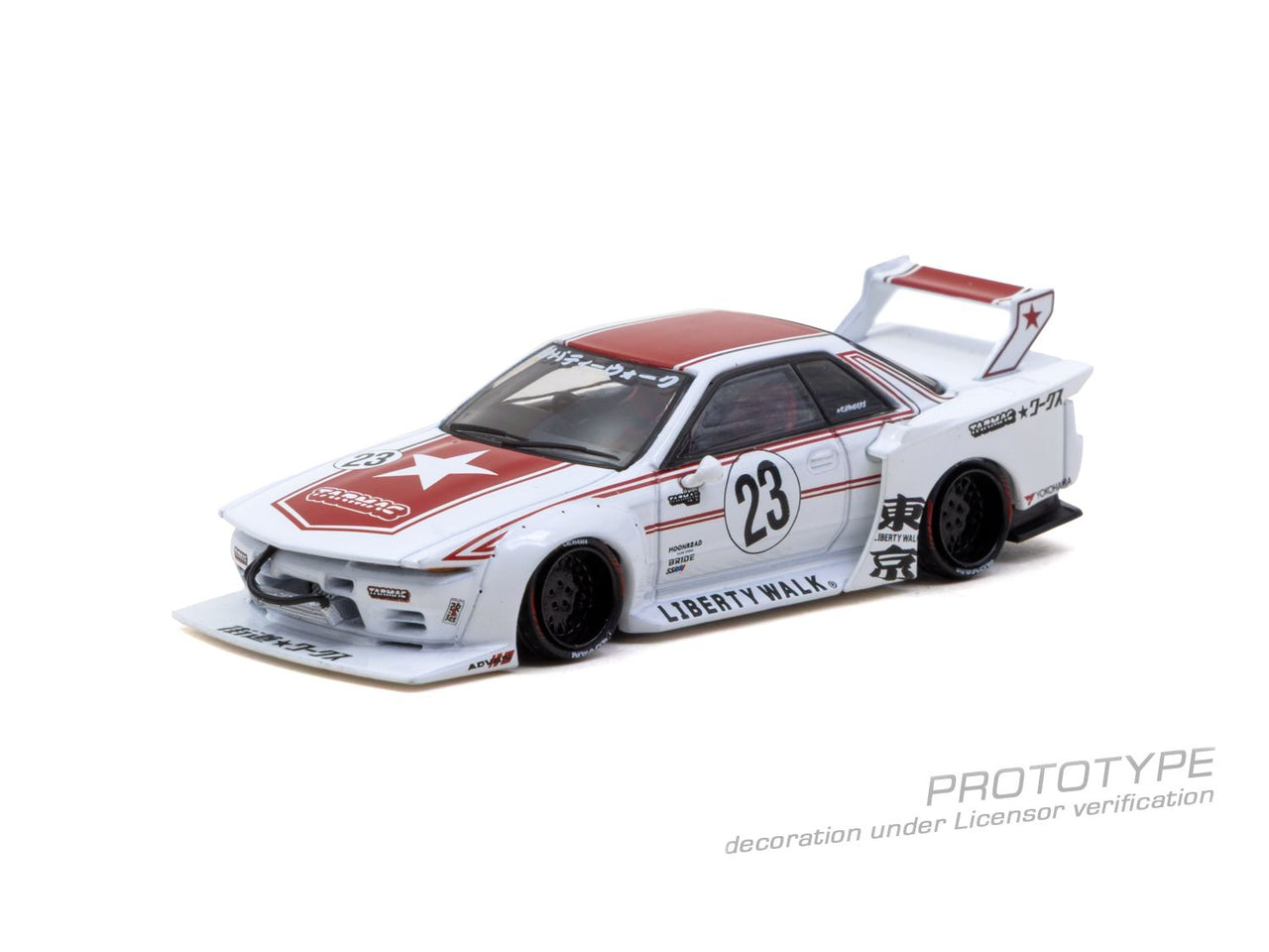 PRE-ORDER Tarmac Works 1:64 LB-KAIDO WORKS Nissan R32 Skyline, Tarmac