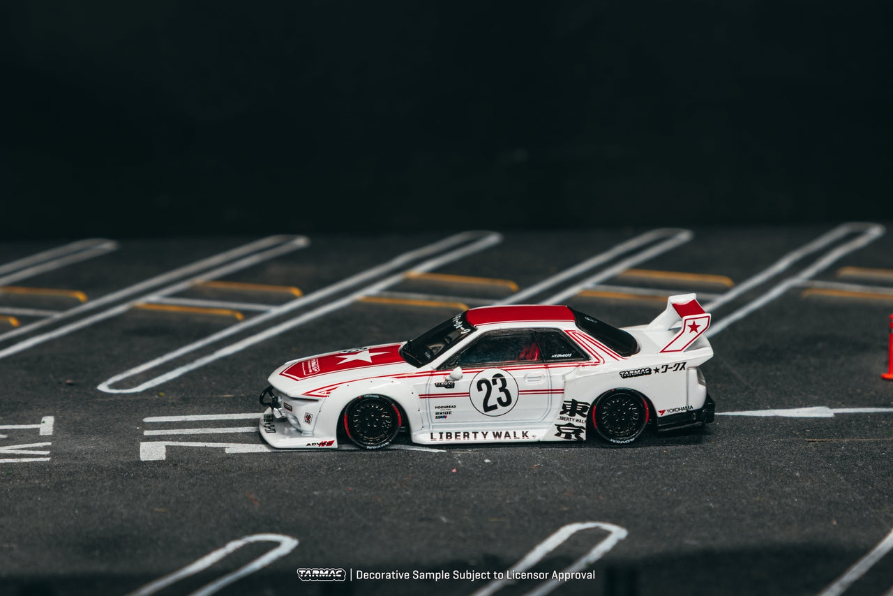 PRE-ORDER Tarmac Works 1:64 LB-KAIDO WORKS Nissan R32 Skyline, Tarmac