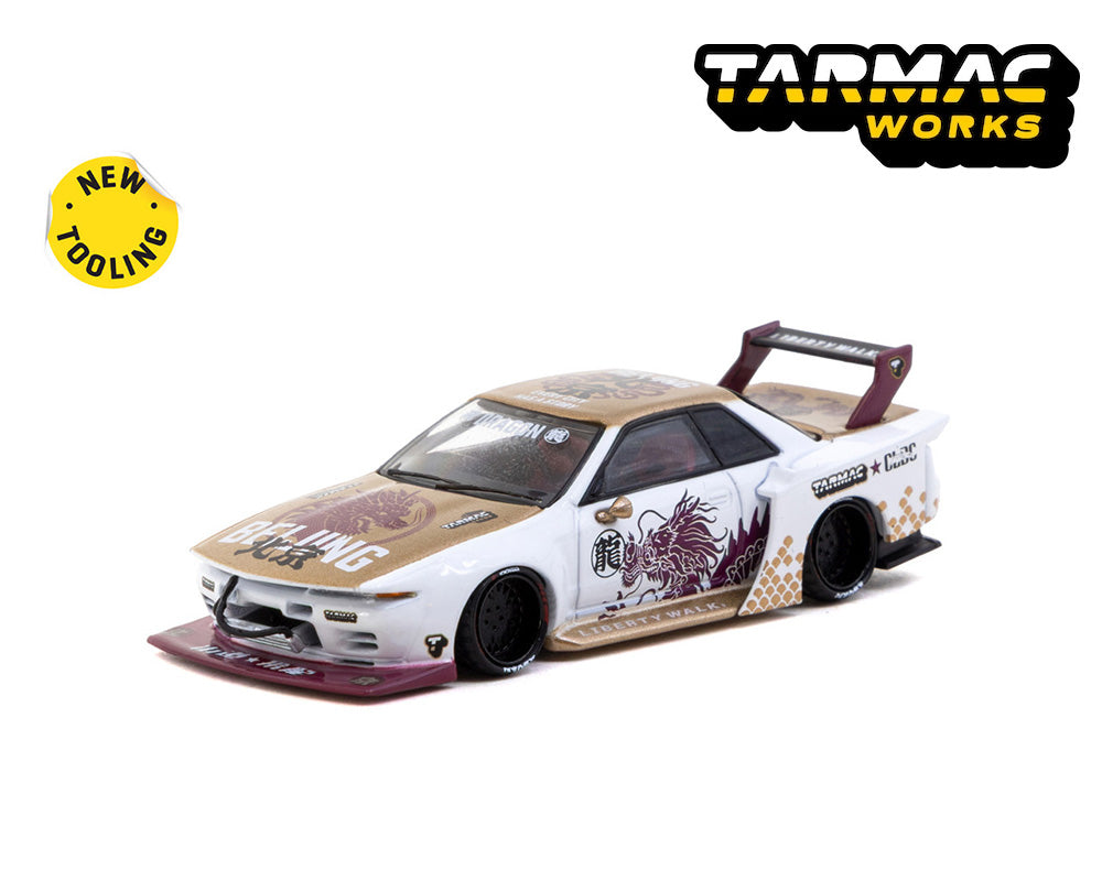 PRE-ORDER Tarmac Works 1:64 LB-KAIDO WORKS Nissan R32 Skyline CLDC Special