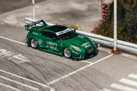 Thumbnail for PRE-ORDER Tarmac Works 1:64 LB-Silhouette WORKS GT NISSAN 35GT-RR, Emerald green
