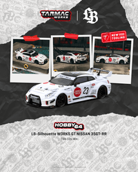 Thumbnail for PRE-ORDER Tarmac Works 1:64 LB-Silhouette WORKS GT NISSAN 35GT-RR, White