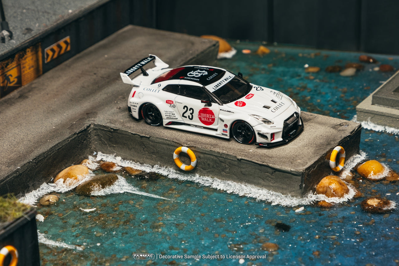 PRE-ORDER Tarmac Works 1:64 LB-Silhouette WORKS GT NISSAN 35GT-RR, White