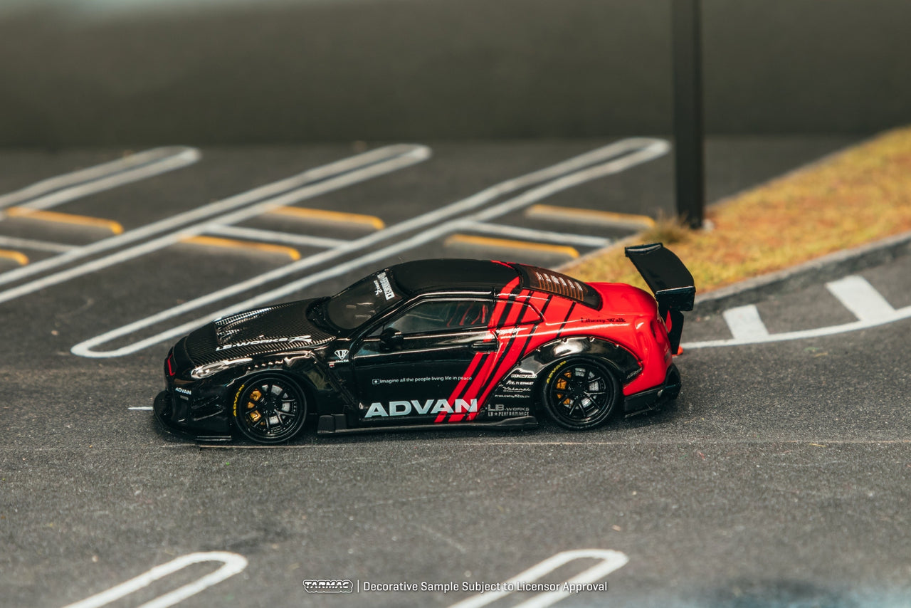 PRE-ORDER Tarmac Works 1:64 LB Works Nissan GT-R Type 2, Advan