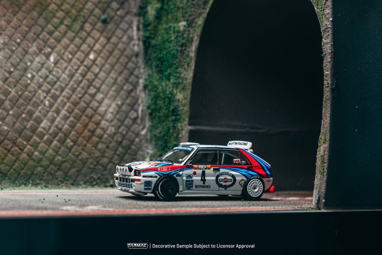 PRE-ORDER Tarmac Works 1:64 Lancia Delta HF Integrale, Monte Carlo Rally 1992 Winner