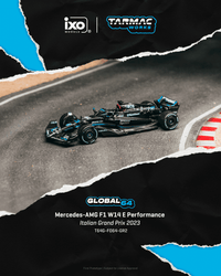 Thumbnail for PRE-ORDER Tarmac Works 1:64 Mercedes-AMG F1 W14 E Performance, Italian Grand Prix 2023, George Russell