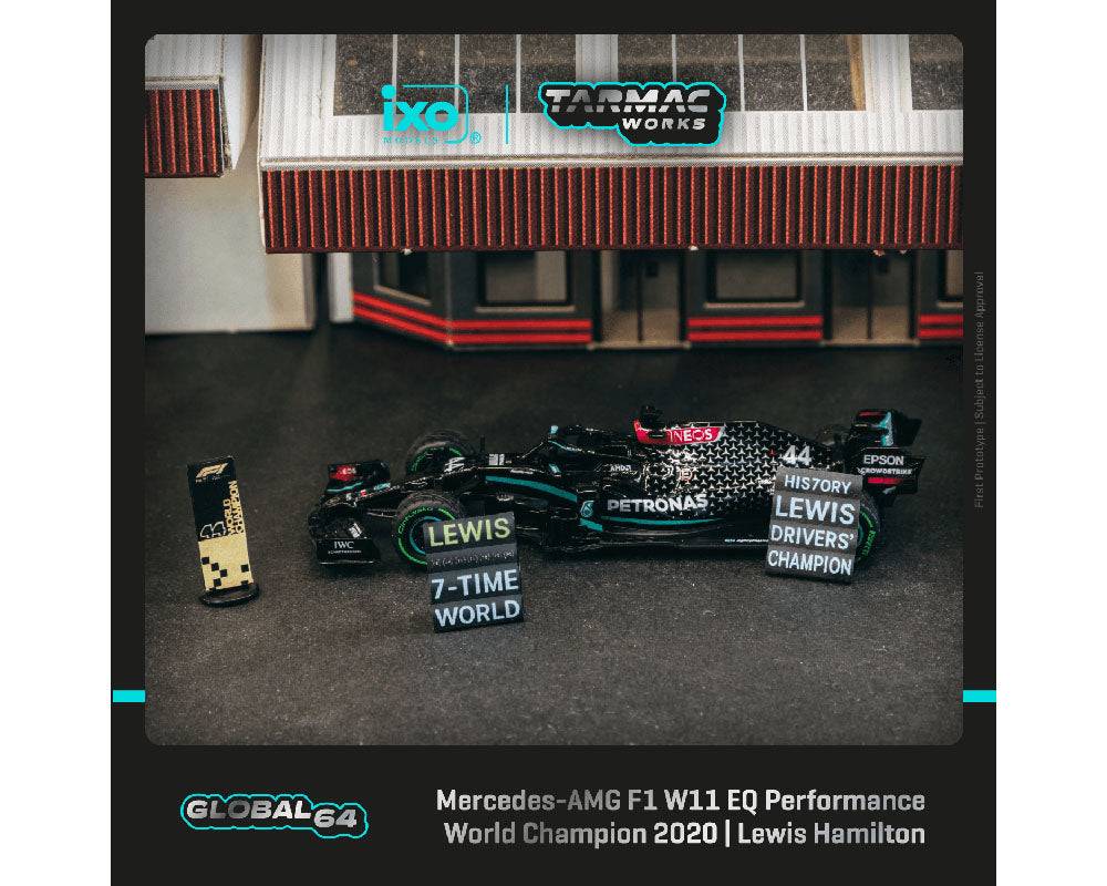 Tarmac Works 1:64 Mercedes-AMG F1 W11 EQ Performance Turkish Grand Prix 2020 Winner World Champion 2020 #44 Lewis Hamilton