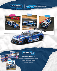Thumbnail for PRE-ORDER Tarmac Works 1:64 Mercedes-AMG GT3, British GT Championship 2026
