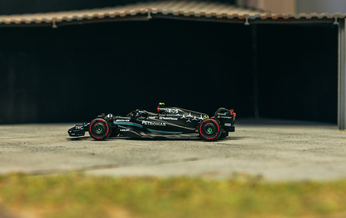 PRE-ORDER Tarmac Works 1:64 Mercedes Benz AMG F1 W14 E Performance Hungarian GP 2023 Lewis Hamilton