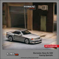 Thumbnail for PRE-ORDER Tarmac Works 1:64 Mercedes-Benz SL 500 Koenig Specials Silver