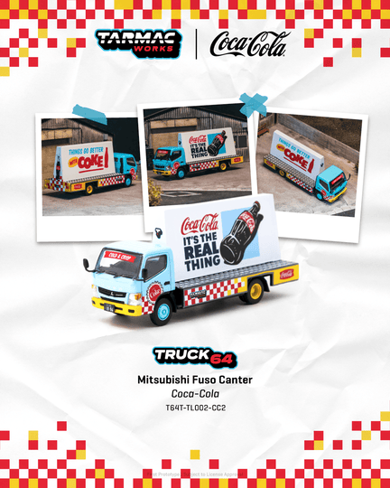 Tarmac Works 1:64 Mitsubishi Fuso Super Great Coca Cola Santa