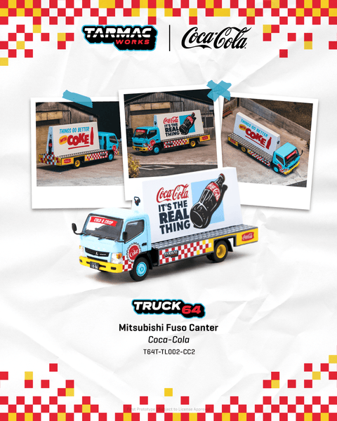 Tarmac Works 1:64 Mitsubishi Fuso Super Great Coca Cola Santa