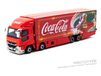 Thumbnail for PRE-ORDER Tarmac Works 1:64 Mitsubishi Fuso Super Great Coca Cola Santa