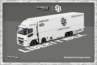 Thumbnail for PRE-ORDER Tarmac Works 1:64 Mitsubishi Fuso Super Great LB-Trucks White