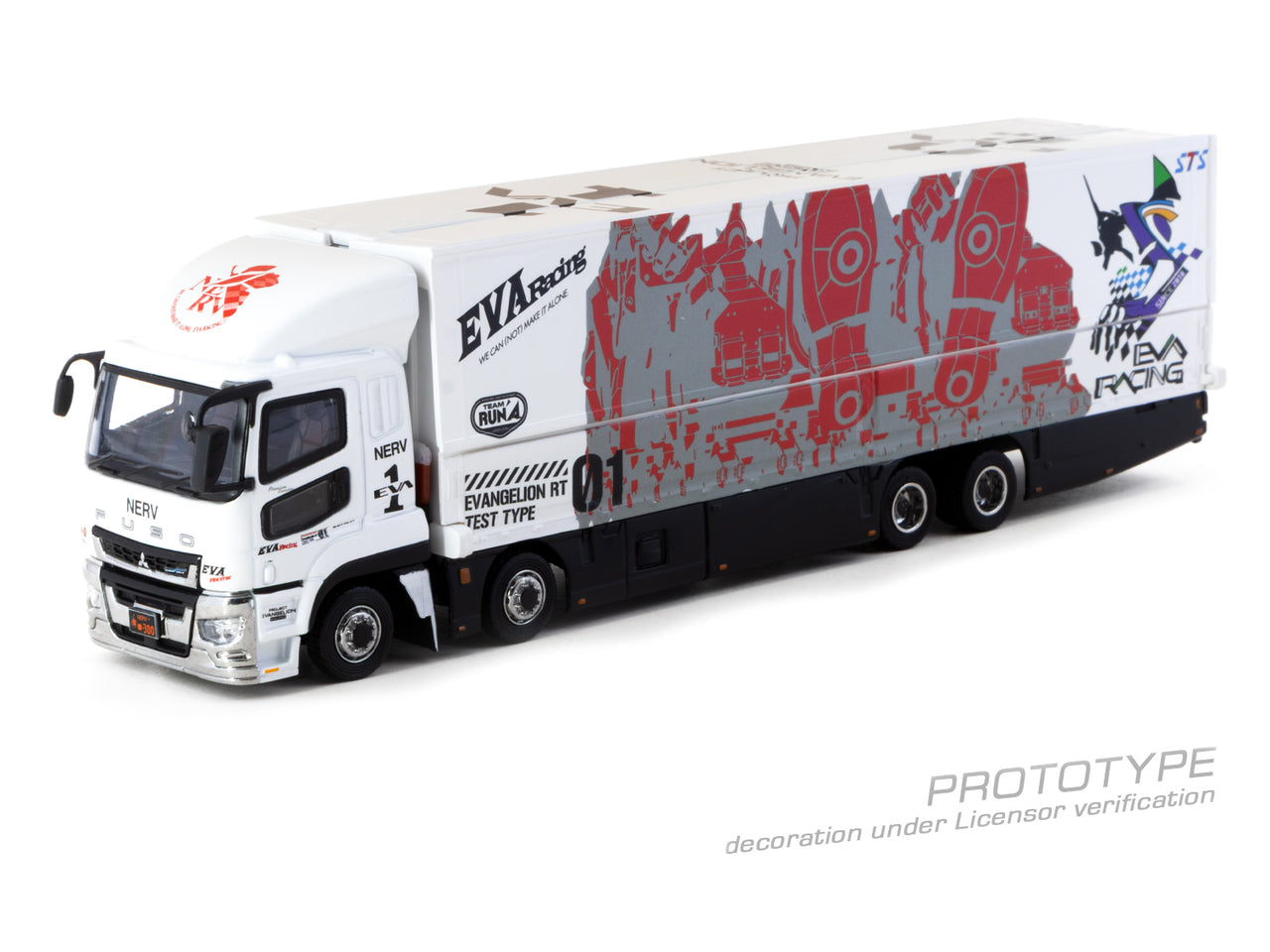 PRE-ORDER Tarmac Works 1:64 Mitsubishi Fuso Super Great, EVA Racing