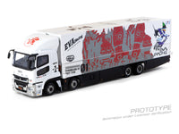 Thumbnail for PRE-ORDER Tarmac Works 1:64 Mitsubishi Fuso Super Great, EVA Racing