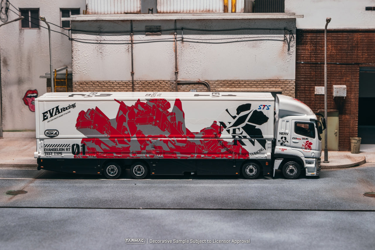 PRE-ORDER Tarmac Works 1:64 Mitsubishi Fuso Super Great, EVA Racing