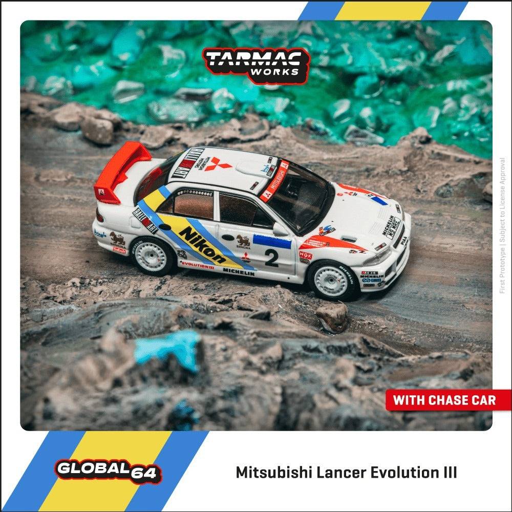 PRE-ORDER Tarmac Works 1:64 Mitsubishi Lancer Evolution III