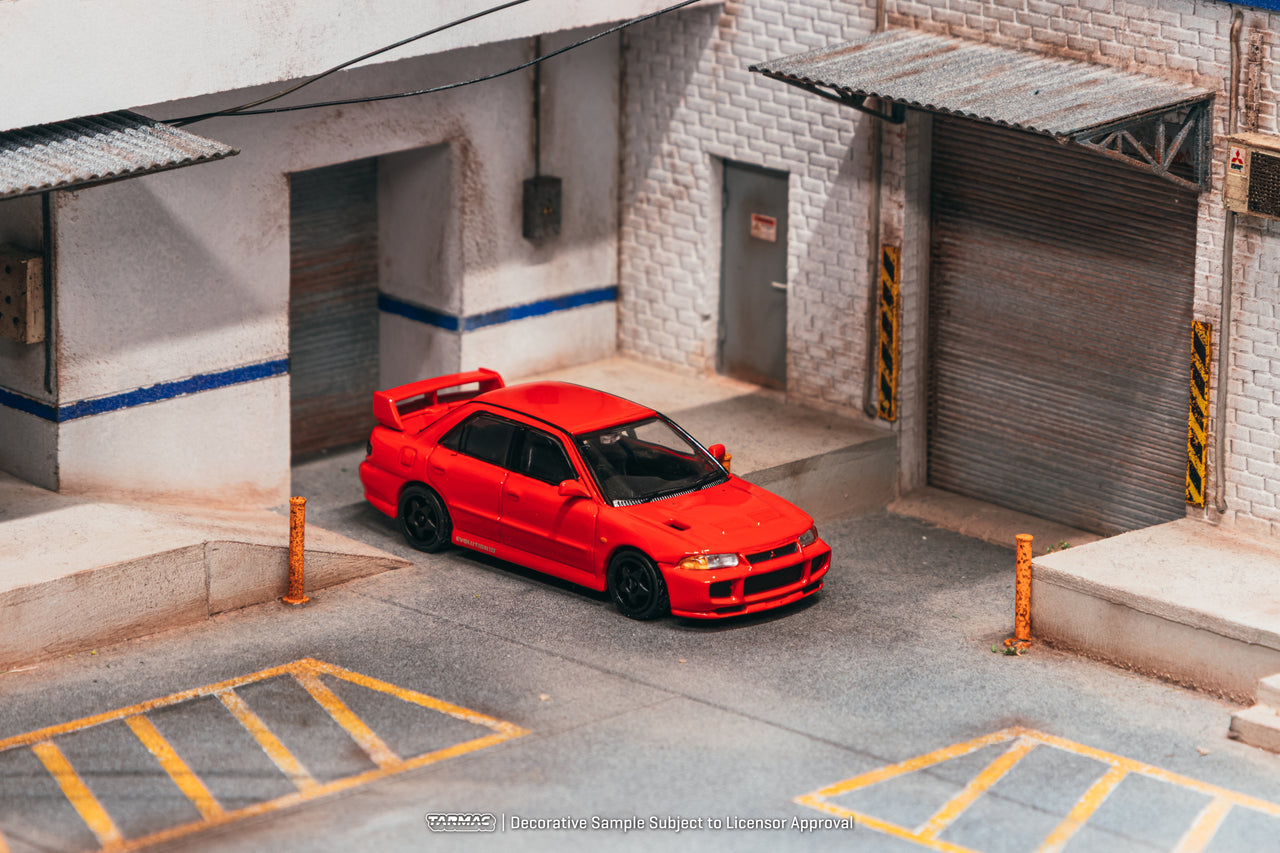 PRE-ORDER Tarmac Works 1:64 Mitsubishi Lancer GSR Evolution III, Red
