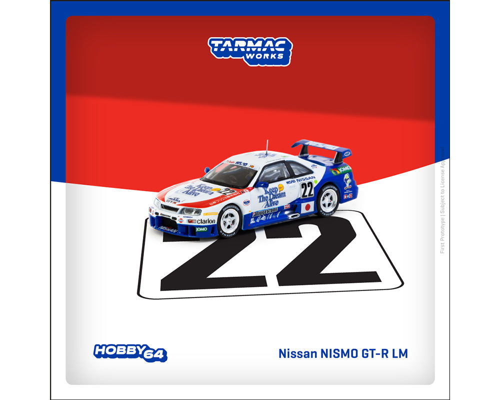 PRE-ORDER Tarmac Works 1:64 Nissan NISMO GT-R LM #22 24h Le Mans 1995