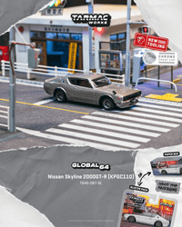Thumbnail for PRE-ORDER Tarmac Works 1:64 Nissan Skyline 2000GT-R KPGC110 , Silver