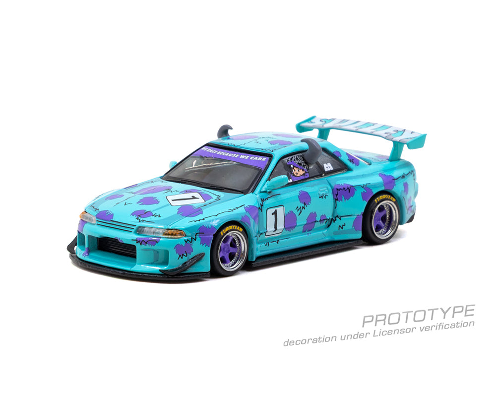 PRE-ORDER Tarmac Works 1:64 Nissan Skyline GT-R R32 Widebody Jonsibal Disney Sulley
